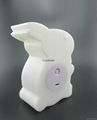 Rabbit night light with thermometer 5