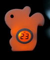 Squirrel Night light with thermometer