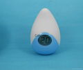 silicone night light with thermometer 2