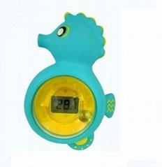 Bath thermometer and toy