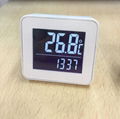 indoor digital thermometer clock alarm hour reminder 5