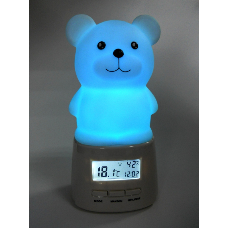 BL201  Night light with Hygro-Thermometer