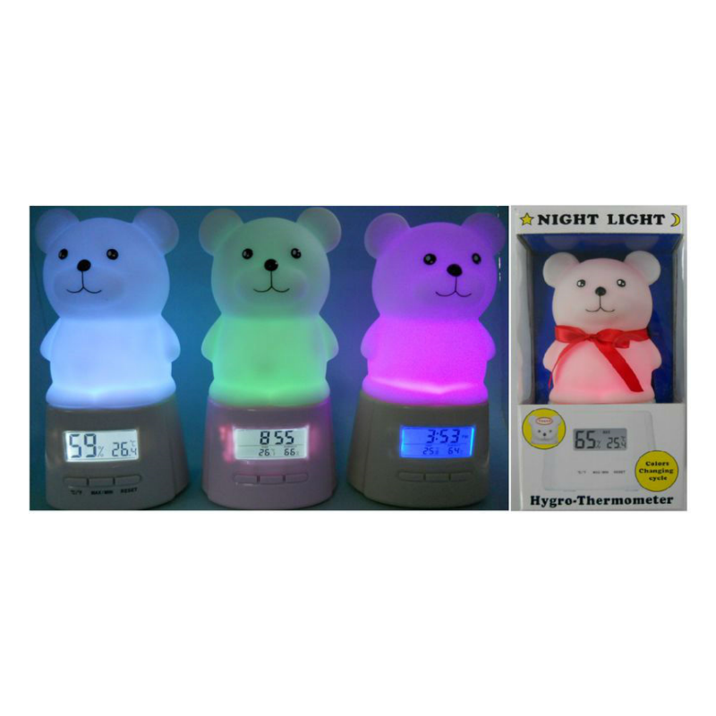 BL201  Night light with Hygro-Thermometer 2