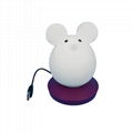 NL111  Mouse silicone LED Night light 