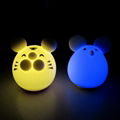 NL111  Mouse silicone LED Night light 
