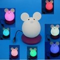 NL111  Mouse silicone LED Night light  18