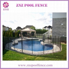 ZNZ passed SGS certification swimming security aluminum mesh fabric vinyl fence