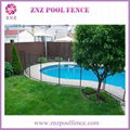 ZNZ passed SGS certification swimming security aluminum mesh fabric vinyl fence  3