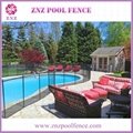 ZNZ factory directly sales portable safety removable anti climb pool fence panel