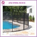 ZNZ welcome OEM ODM portable portable mesh invisible aluminum fence poles