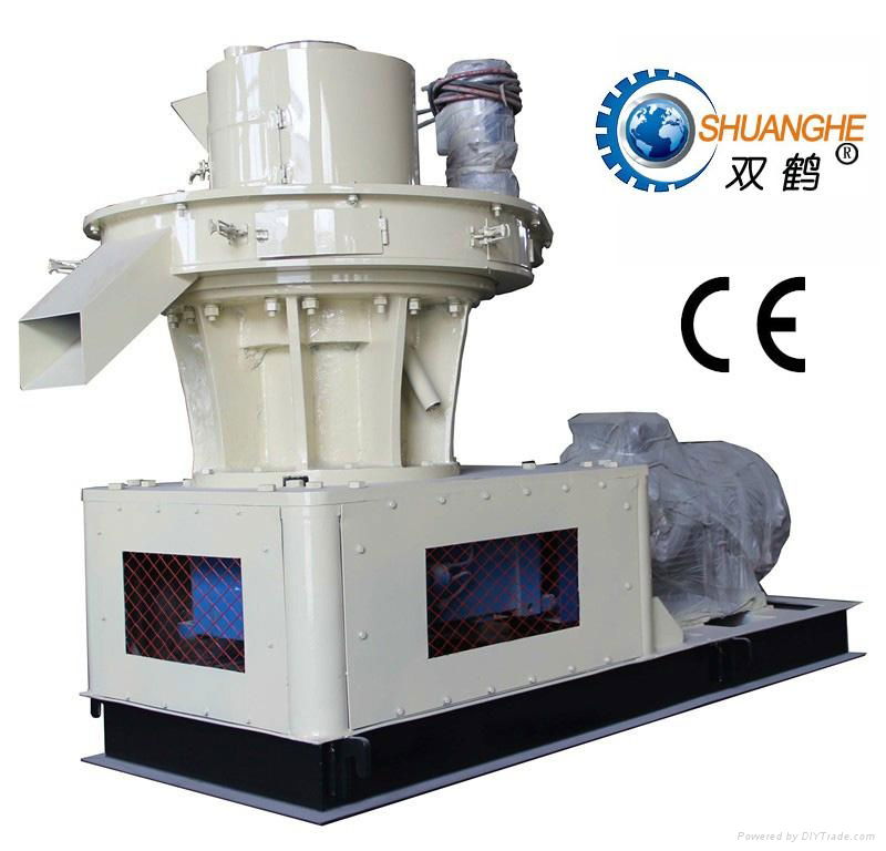 Vertical  ring die pellet mill