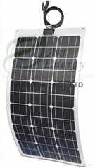 Hot 75W Semi-Flexible solar Panel