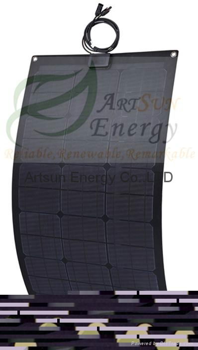 Hot 75W Semi-Flexible solar Panel 2