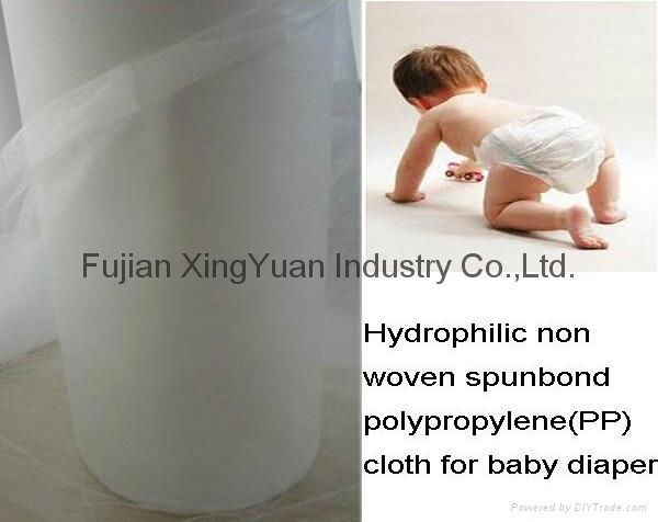 Hydrophilic nonwoven fabric for baby diaper raw materials 2