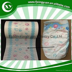 Breathable PE film for baby diapers