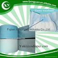 Elastic nonwoven waistband for baby diaper 1