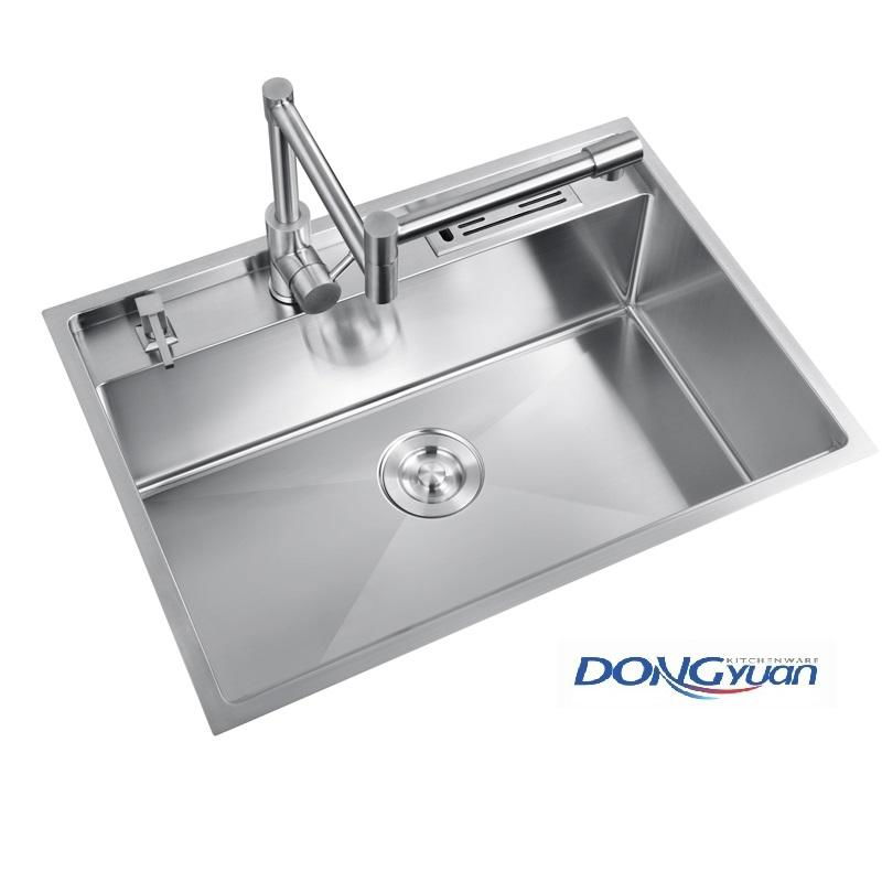 304 Brushed Stainless Steel Handmade Kitchen Sink