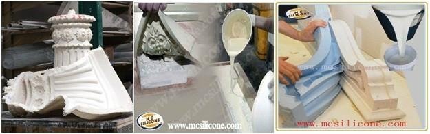 RTV-2 Silicone Rubber for Plaster Mold Making 2