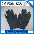 Disposable black nitrile examination