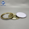 Gallon paint can components D165mm triple tight lid ring bottom 3
