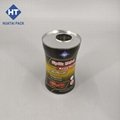 1L lubricanting oil tin can engine oil tin bottle with plastic closures