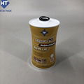 1L lubricanting oil tin can engine oil tin bottle with plastic closures 5