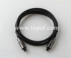 Toslink to Toslink fiber optical audio cable