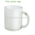 Heat transfer printing ceramic coffee mug with transparent coating 2