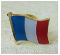 Crossing pin, metal pin, friendship pin, country flag pin 3