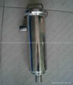 Welded angle-type filter strainer