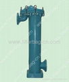 Plastic bag filter housing, plastic bag filter vessel 1