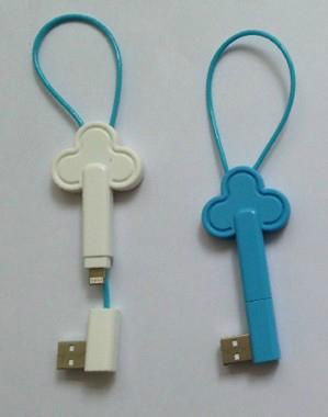 Archaized Key Shape USB TO Lightning Charging Data Sync Cable