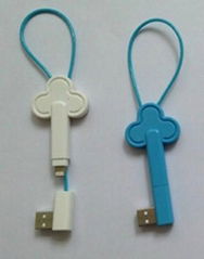 Archaized Key Shape USB TO Lightning Charging Data Sync Cable