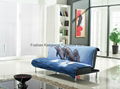 Blue Fabric Auto Lift-up Mechanism Cheap Sofa Bed 