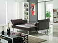 Brown Leather Hign End Electric Sofa Bed  4