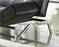 Stainless Steel Legs Black multi-purpose sofa bed For Home Used  2