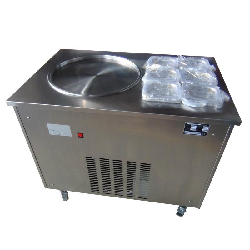 炒冰机商用 快速炒酸奶机 单锅泰式炒冰淇淋冰激凌卷机 炒奶果机