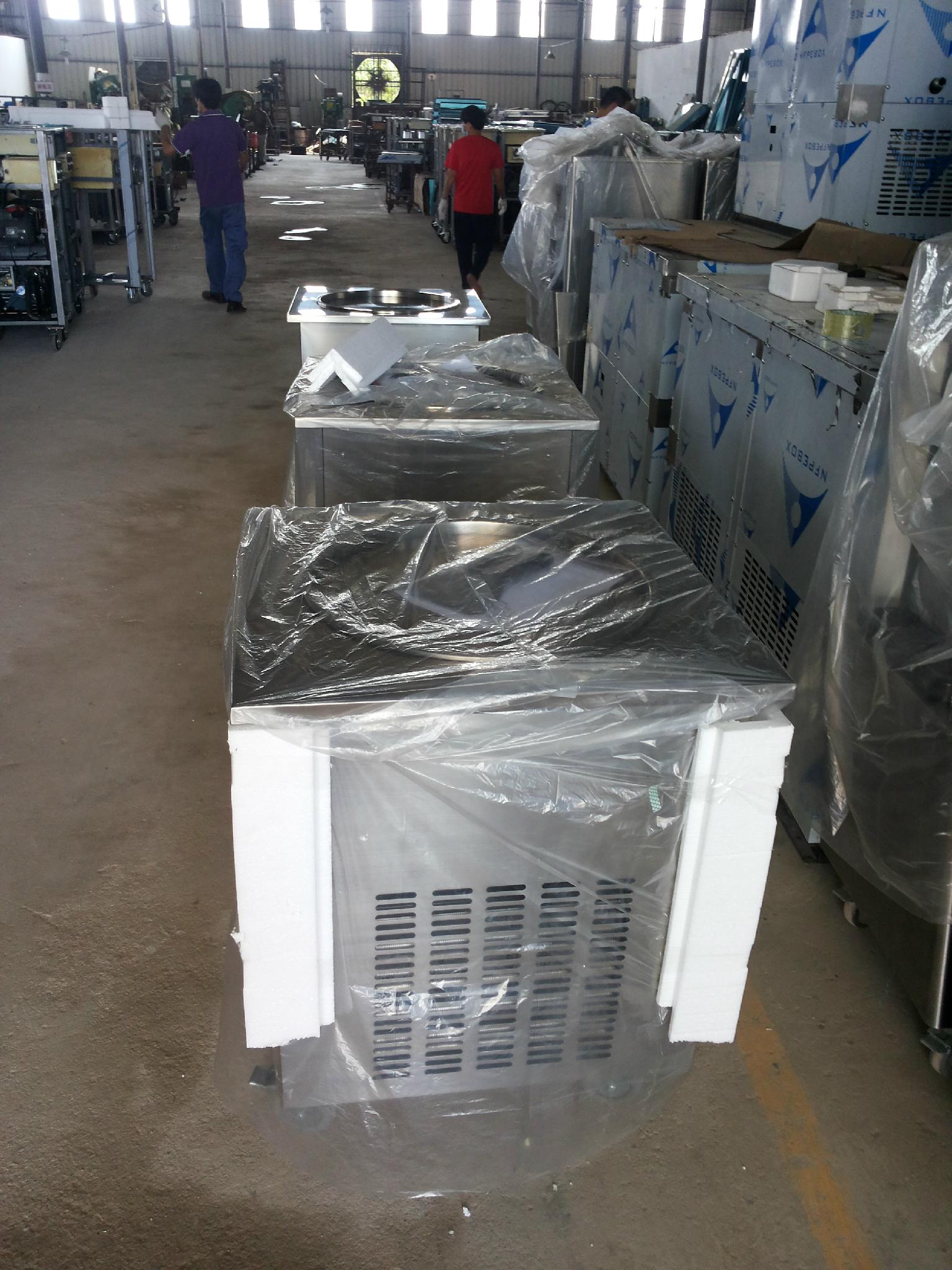 炒冰機商用 炒酸奶機炒奶果機 單平鍋泰式炒冰淇淋卷機 3