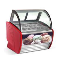 Commercial Use Italian Ice Cream Freezer Display