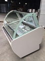 Commercial Use Italian Ice Cream Freezer Display For Gelato