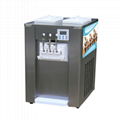Big Capacity 3 Flavor Commercial Table Top Soft Ice Cream Machine For Sale