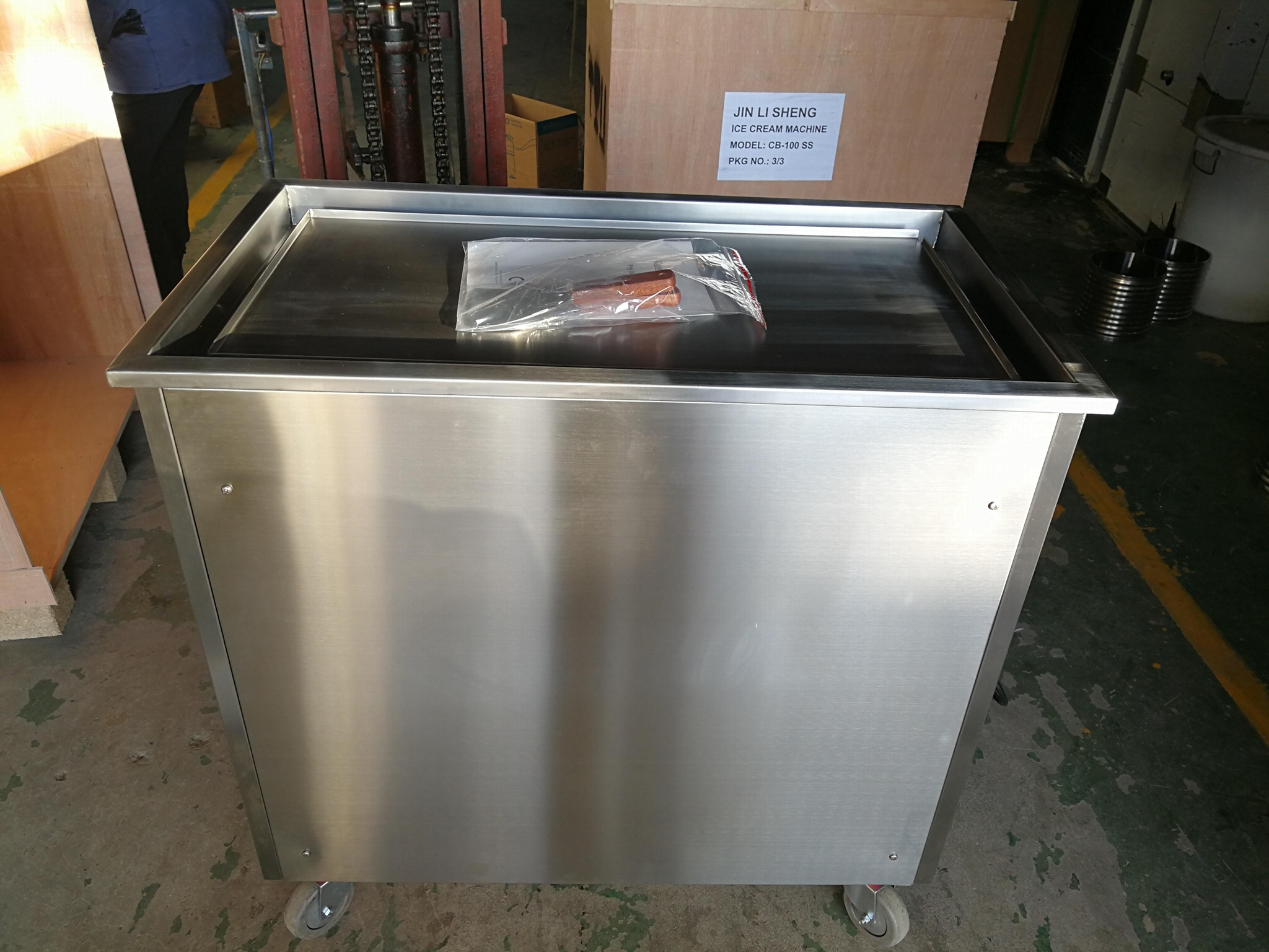 方盤炒冰機 炒冰機什麼牌子好 泰式炒冰激凌機 2