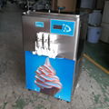 Commercial Tabletop Rainbow Soft Serve Ice Cream Machine With Air Pump