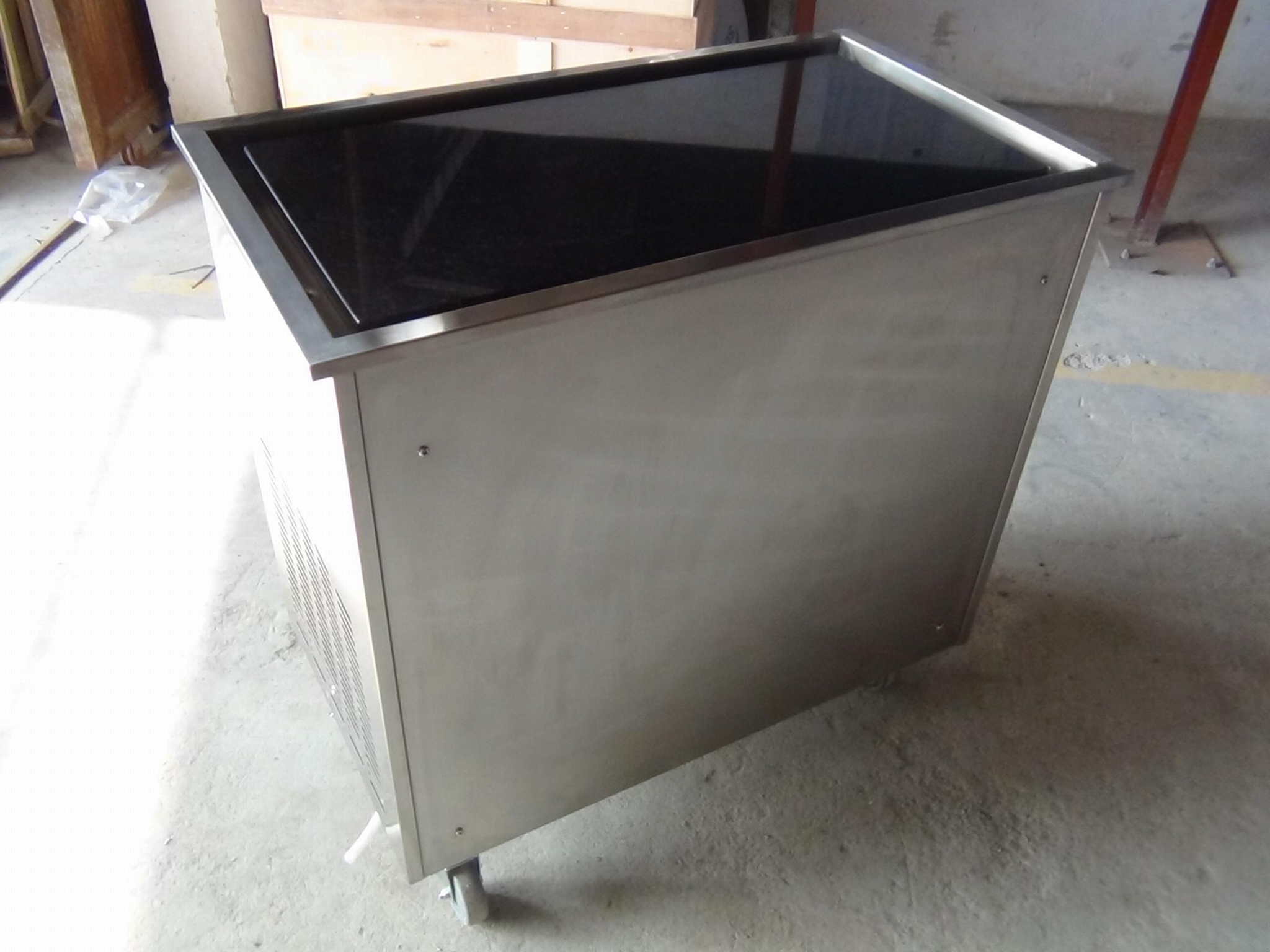 Freezing Pan Made Of Natural Marble Slab Fried Ice Cream Roll Machine Price