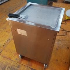 Single Square Pan Thai Rolled Ice Cream Machine For Sale