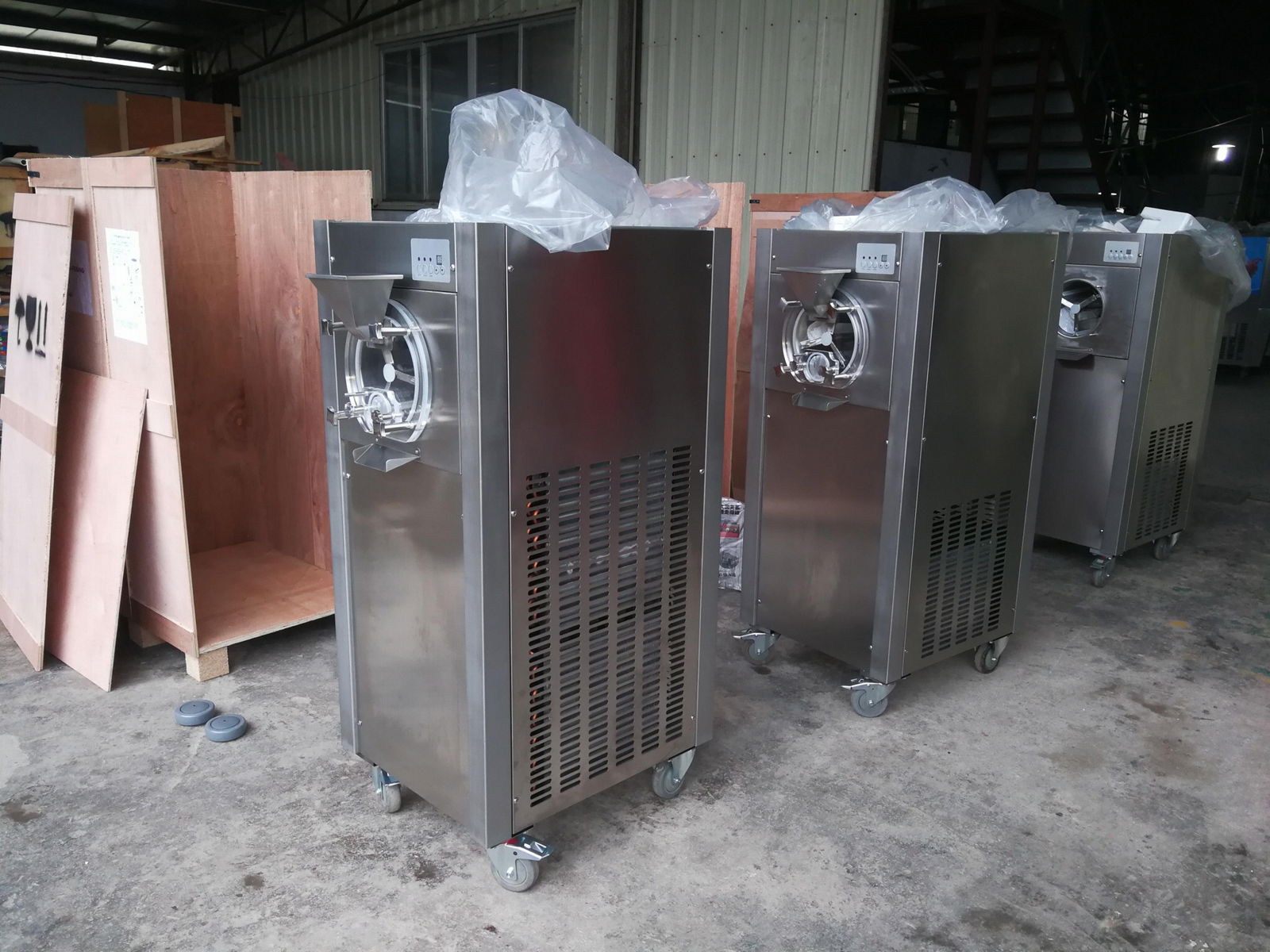 Hourly 20 Liters Commercial Gelato Batch Freezer For Sale 2