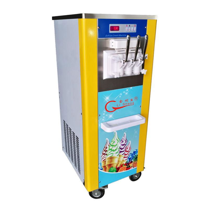 3 Flavor Commercial Soft Ice Cream Machine