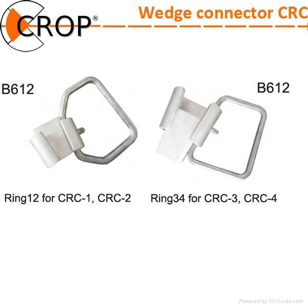 Wedge Connector With Ground Ring