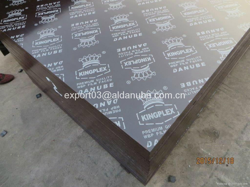 Brown film faced plywood with Kingplex brand 2