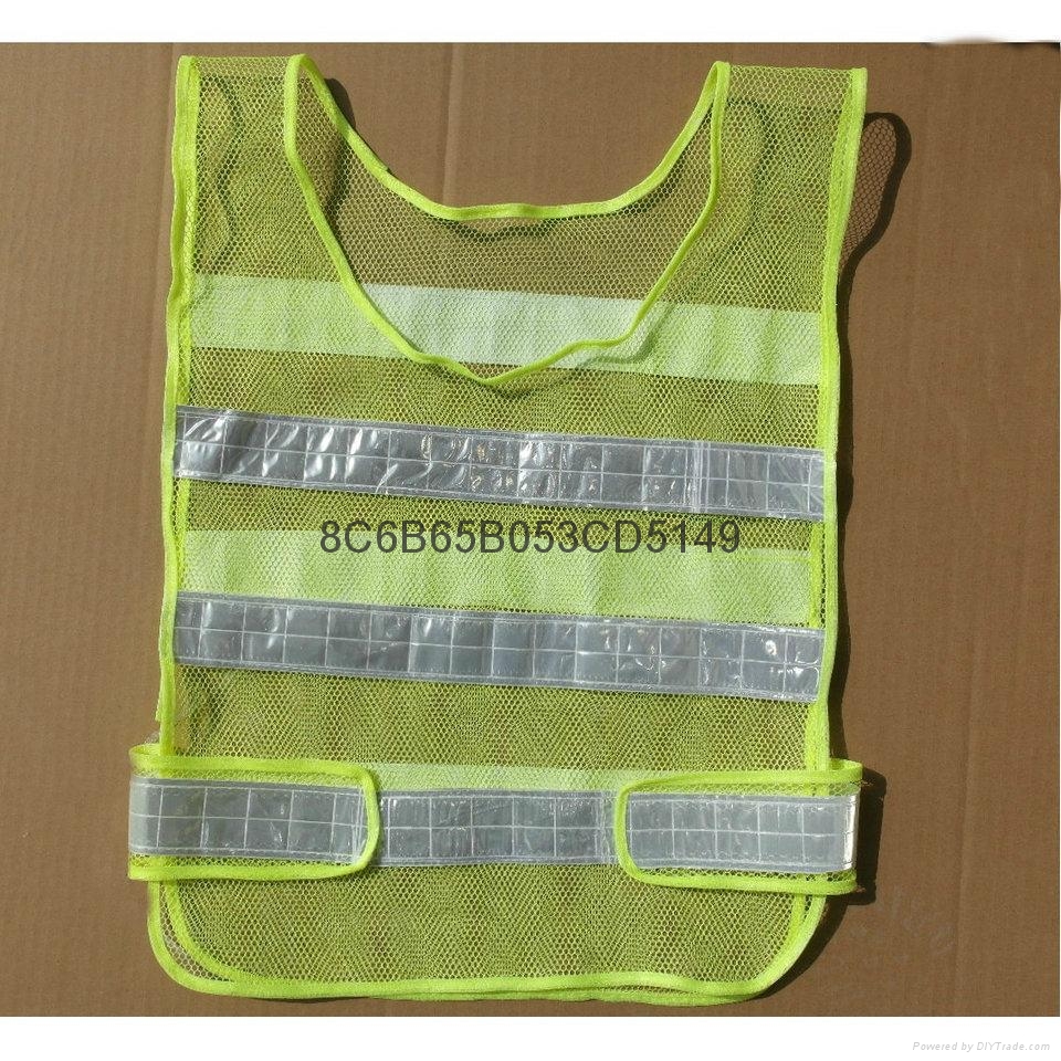 反光网眼背心交通路政施工反光衣 2